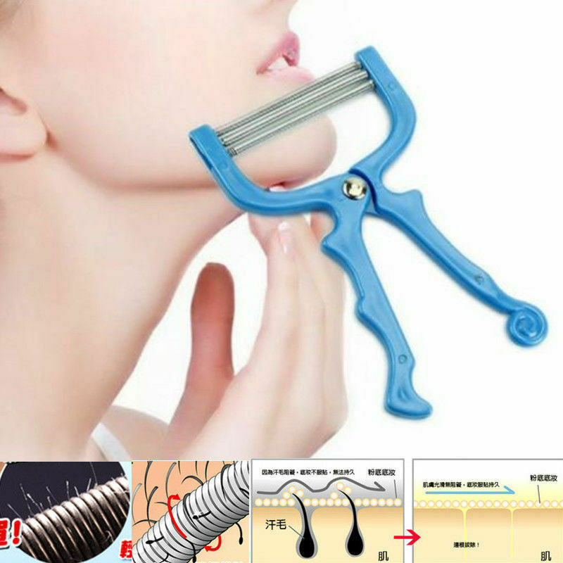 Safe Handheld Face Facial Hair Removal Threading Beauty Tool Epilator Epi Roller