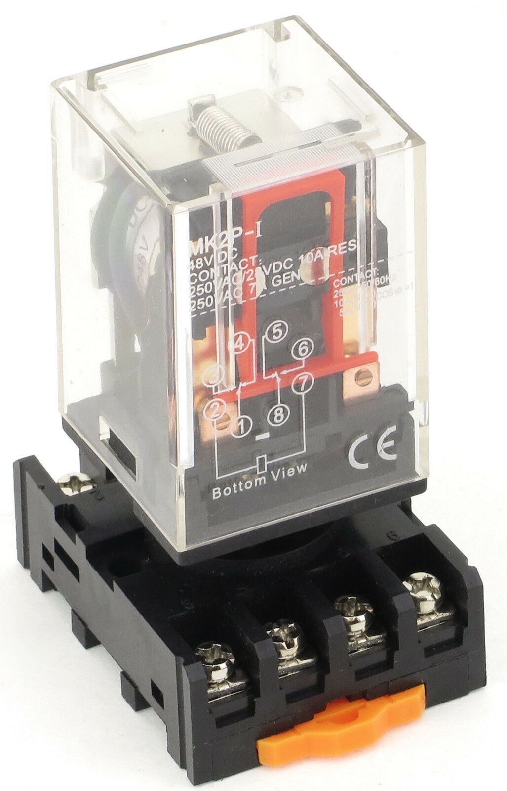 Ice Cube General Purpose Relay + Socket Choose Voltage, 8 Pin, 11 Pin, Ac Or Dc