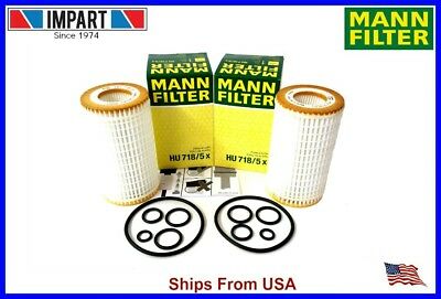 Mercedes Dodge Chrysler Mann Fleece Oil Filter Kit Hu718/5x  000 180 26 09 Qty.2